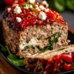 Greek Meatloaf with Feta Cheese (Gluten-free, Keto, DF Paleo variation) First Image