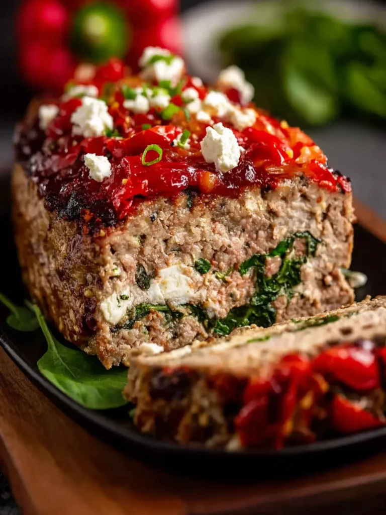 Greek Meatloaf with Feta Cheese (Gluten-free, Keto, DF Paleo variation) First Image