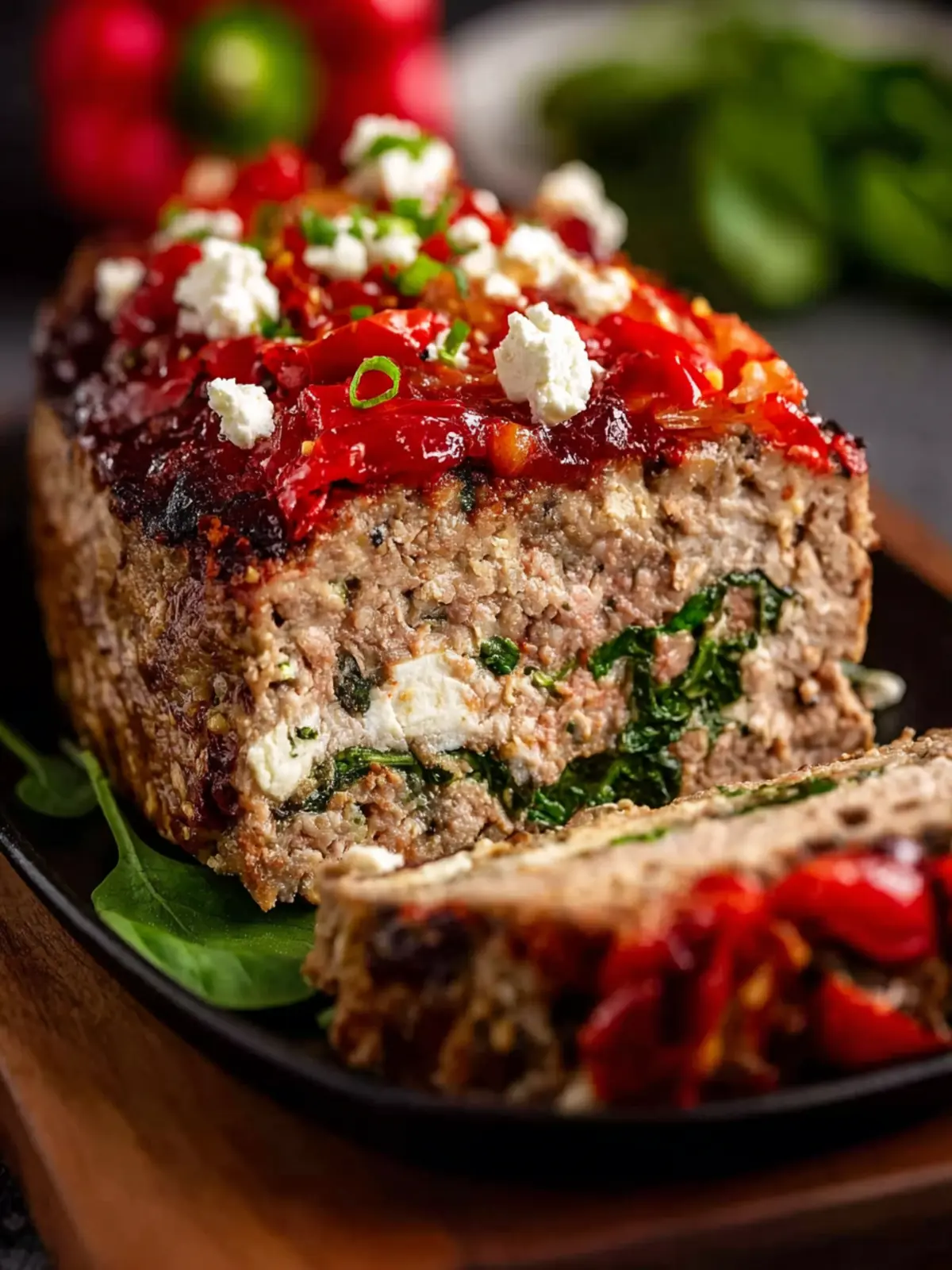 Greek Meatloaf with Feta Cheese (Gluten-free, Keto, DF Paleo variation) First Image