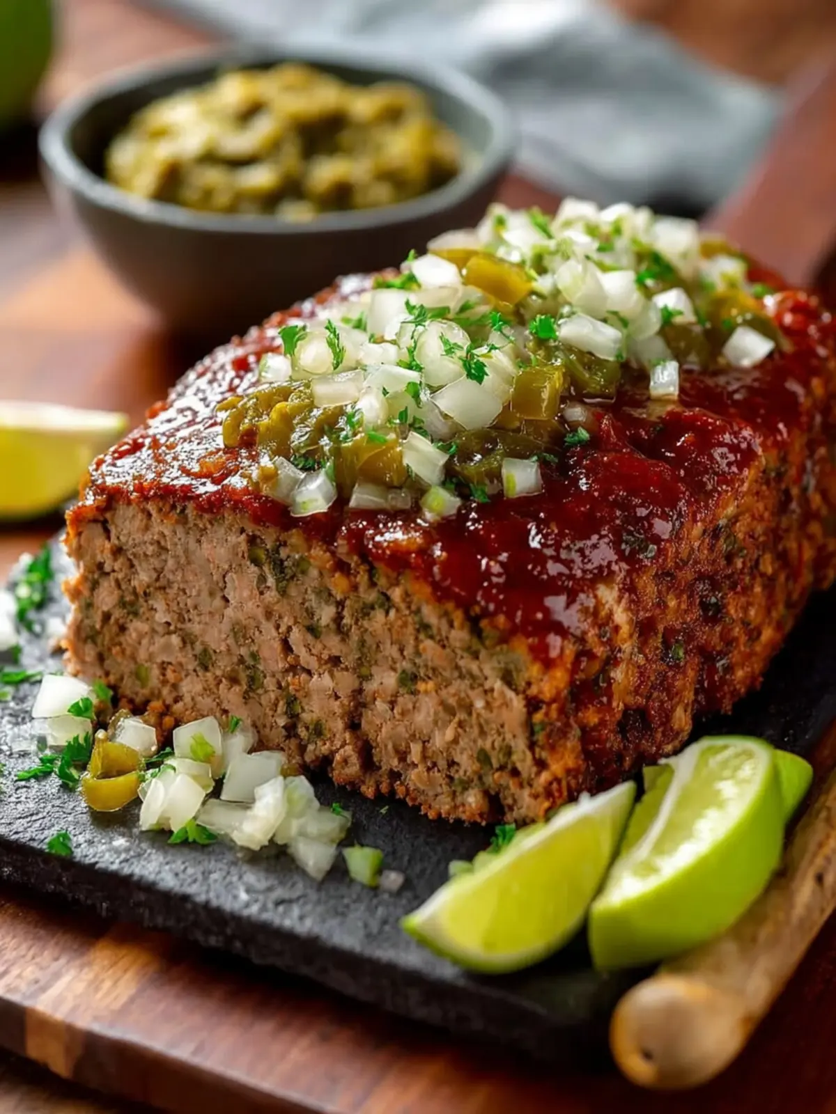Healthy Mexican Turkey Oatmeal Meatloaf Gluten free Third Image yac1cr