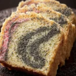 High Altitude Poppy Seed Swirl Loaf Cake First Image