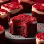 Homemade Red Velvet Brownie Bites First Image