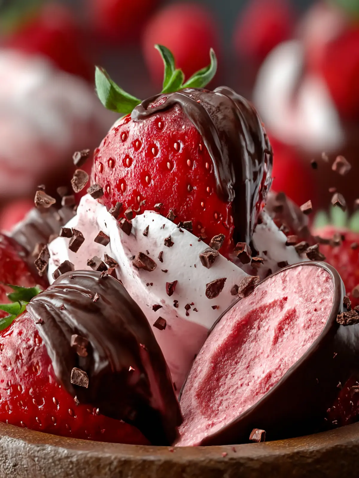 Indulge in Chocolate Strawberry Frozen Yogurt Bites: Irresistibly Creamy Treats 6 Indulge in Chocolate Strawberry Frozen Yogurt Bites Second Image stgyz0