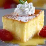 Lemon Custard Cake First Image