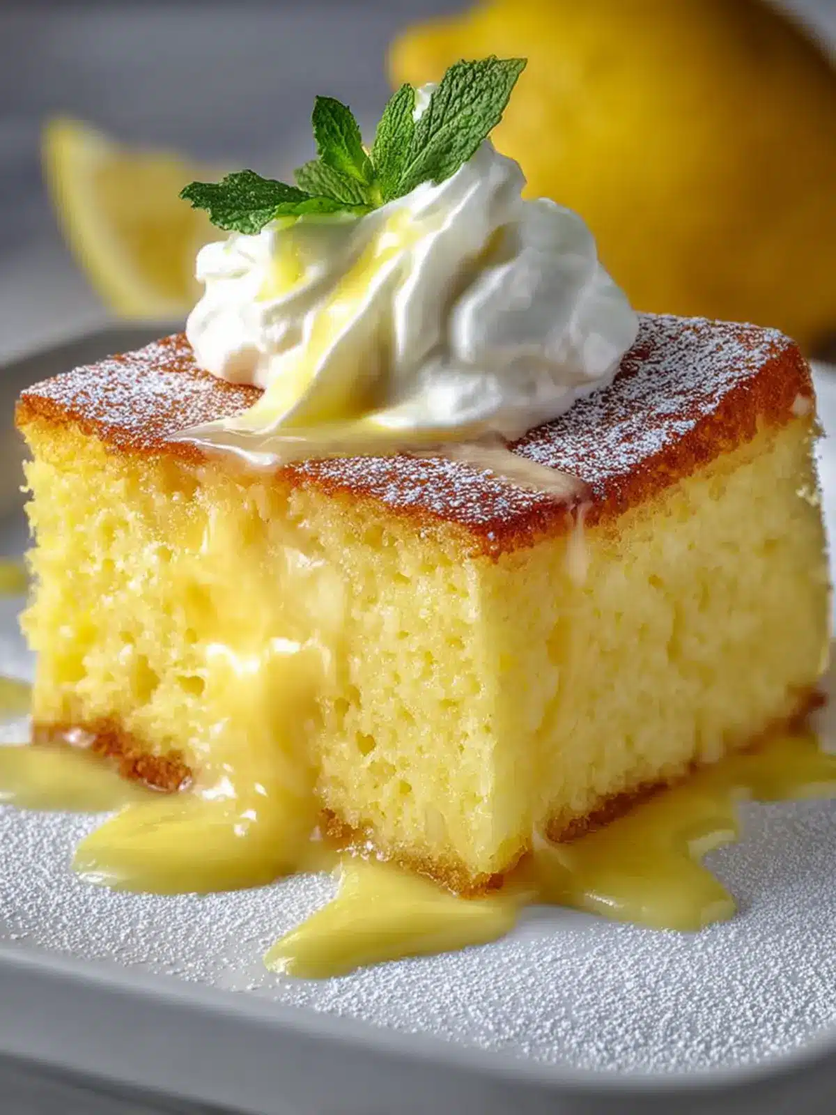 Lemon Custard Cake Second Image hesjf6