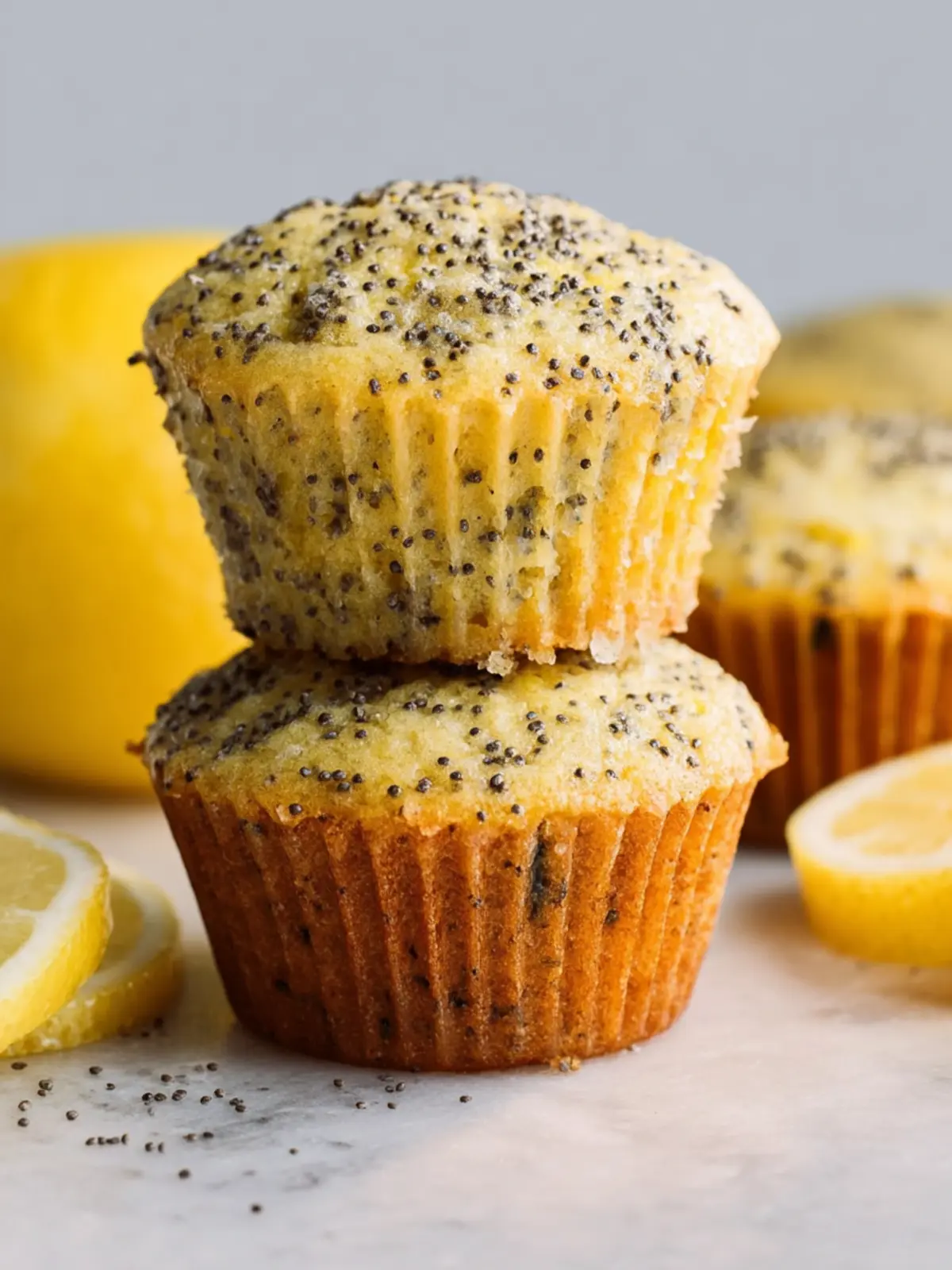 Lemon Poppy Seed Muffins First Image