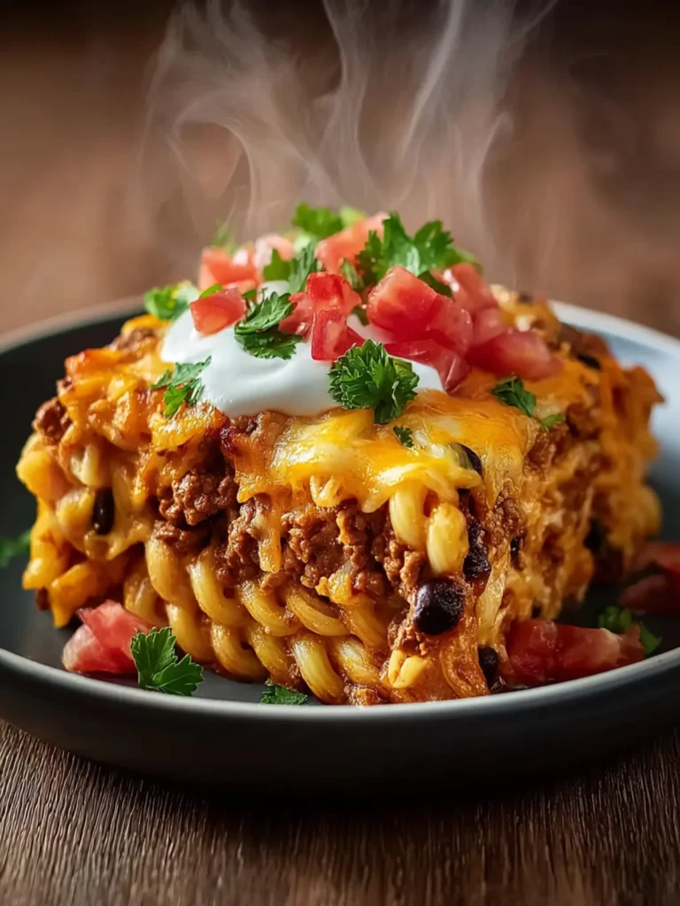 Loaded Taco Pasta Bake First Image