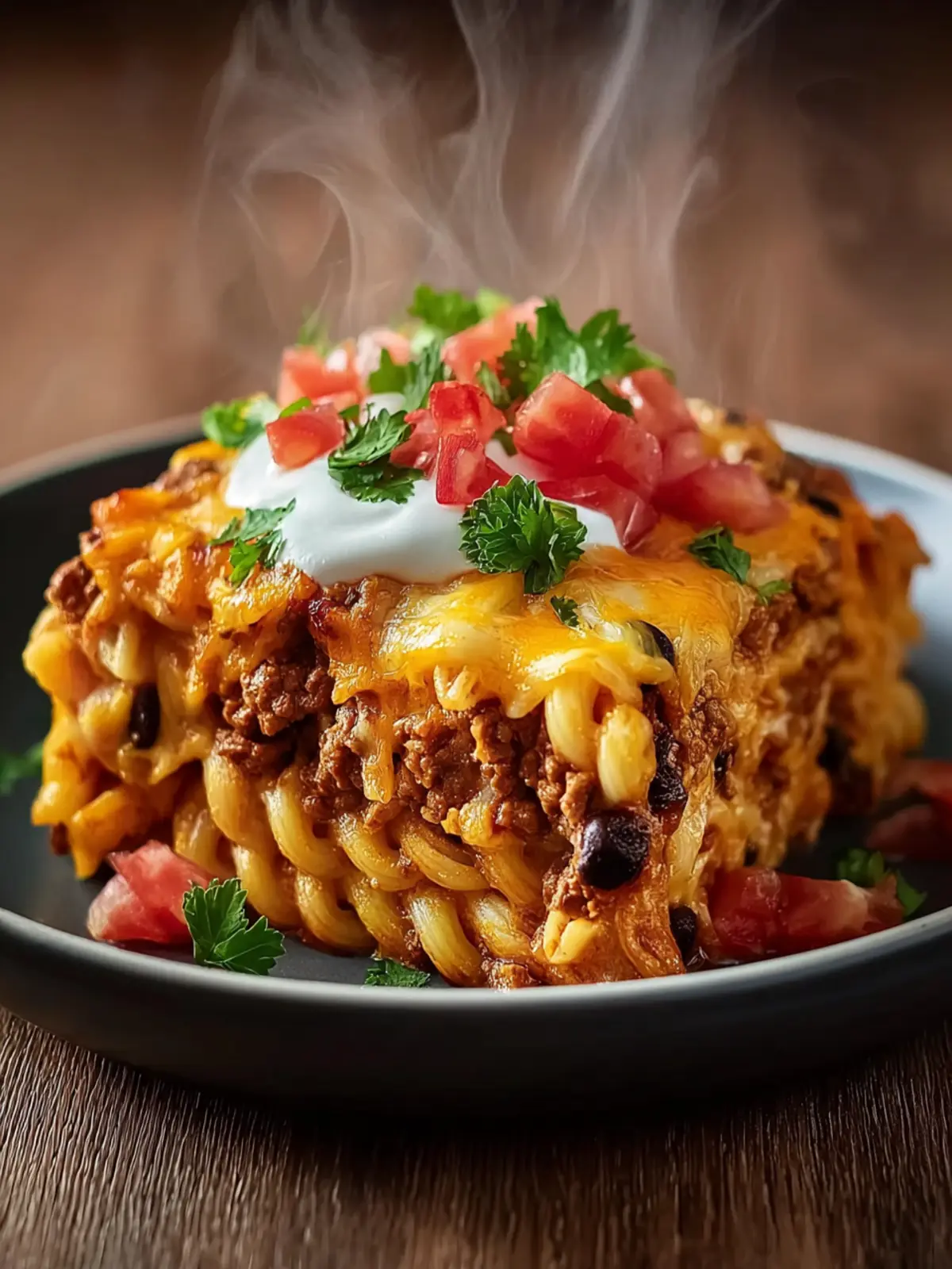 Loaded Taco Pasta Bake First Image