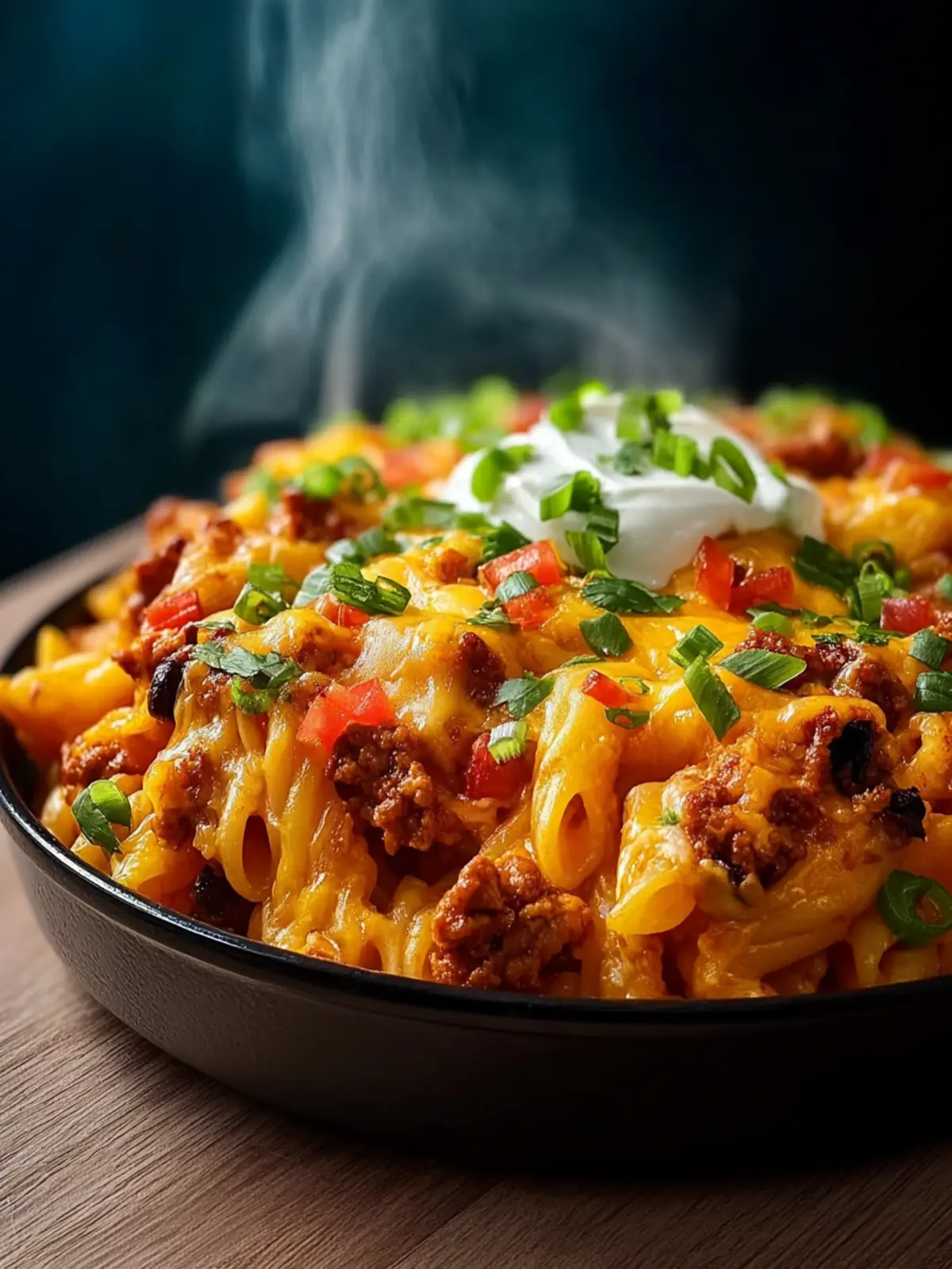 Loaded Taco Pasta Bake Second Image lf9t3k
