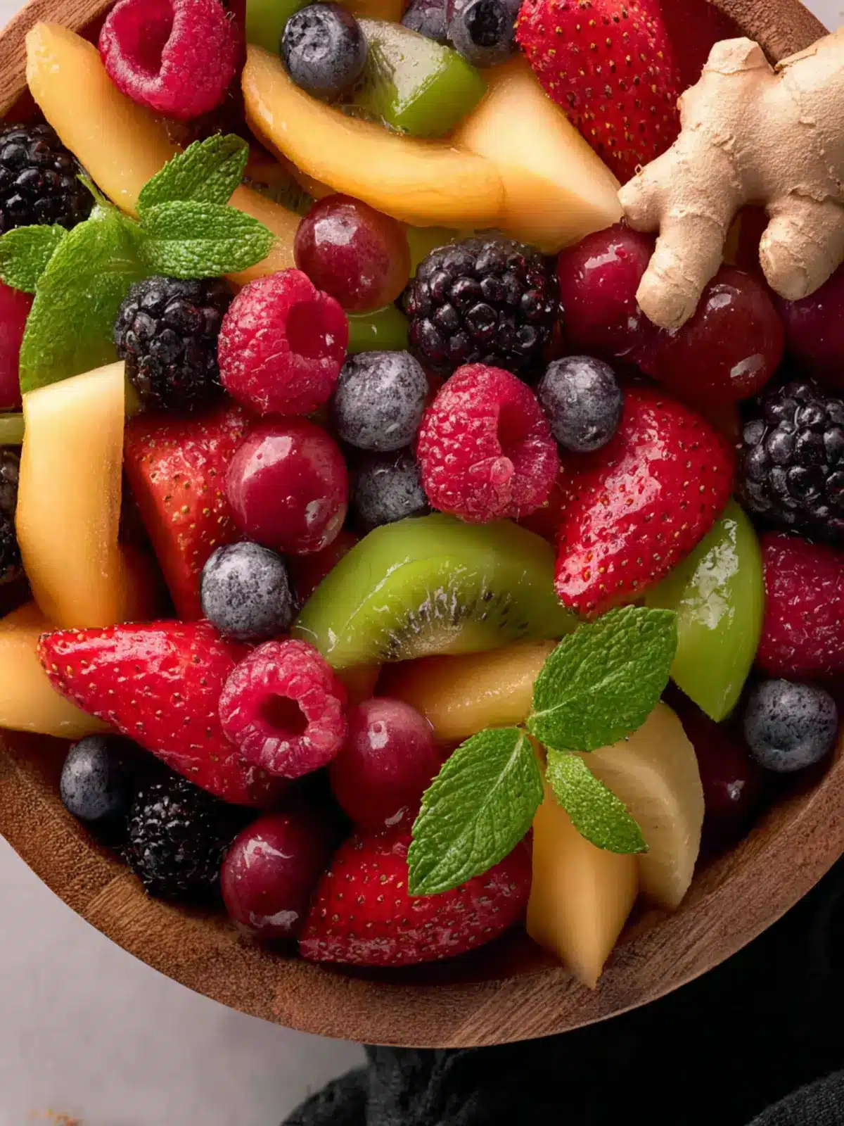 Maple Ginger Fruit Salad Second Image zt8y2r