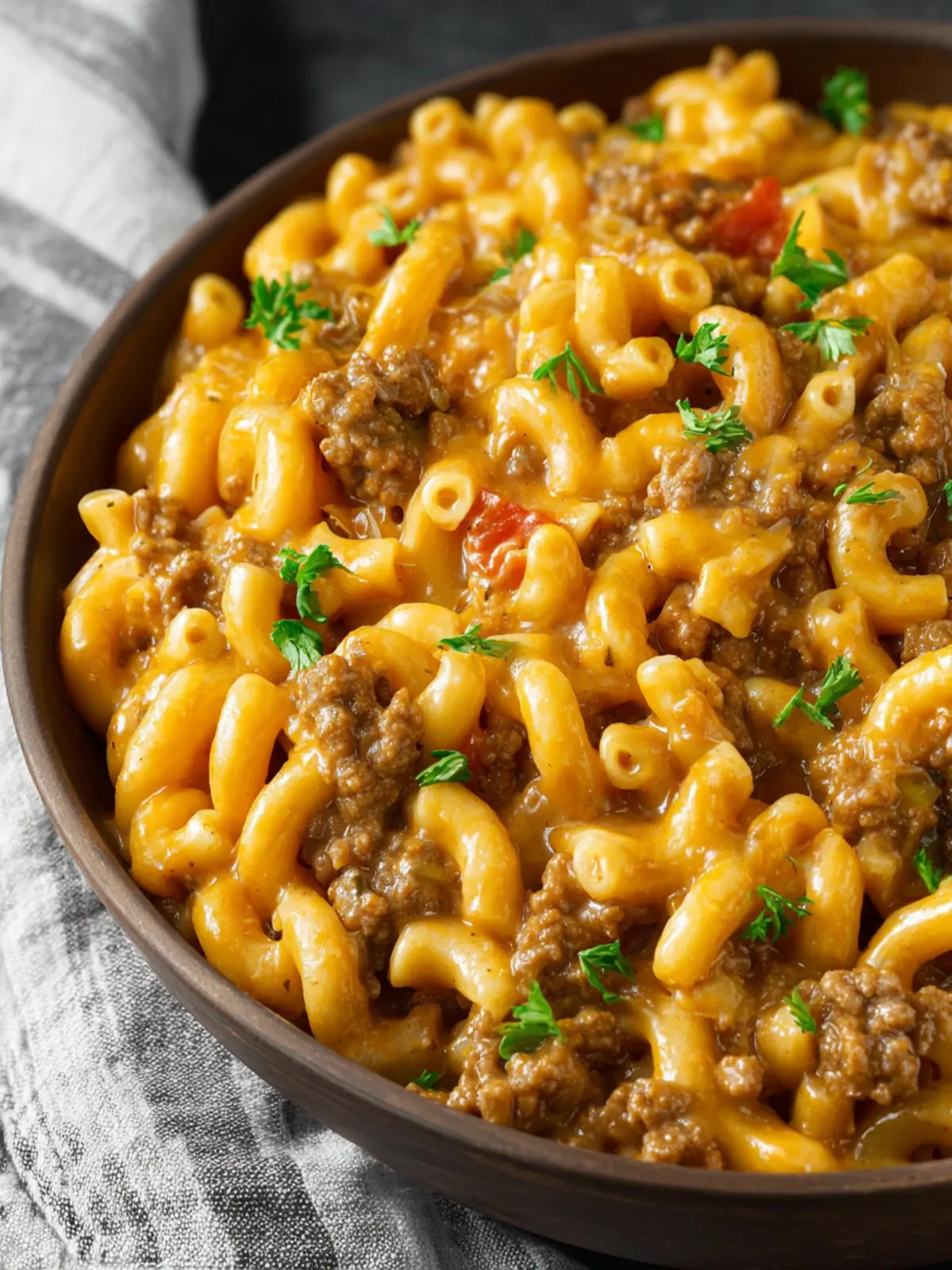 One-Pot Cheeseburger Macaroni (Homemade Hamburger Helper) First Image