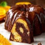 Orange Chocolate Bundt Cake (ganache glaze) First Image