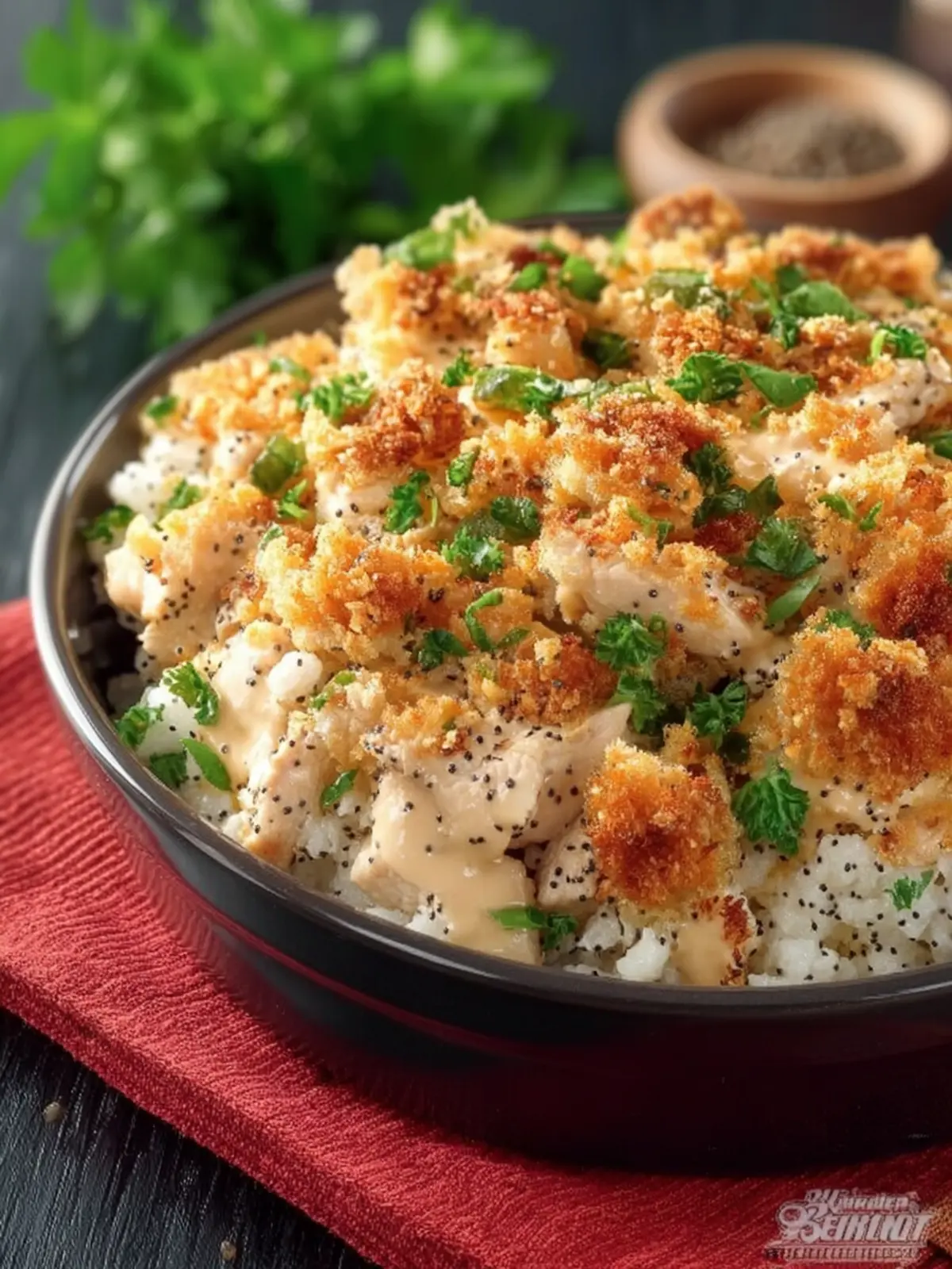 Poppy Seed Chicken Casserole First Image