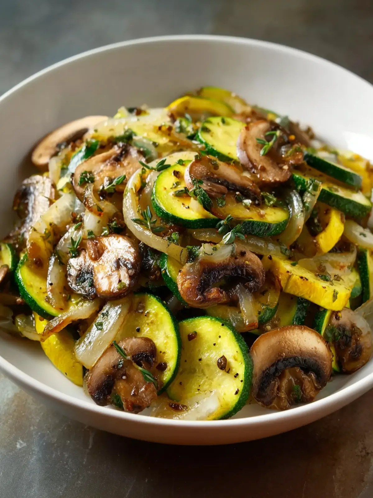 SautA©ed Zucchini Mushrooms and Onions Second Image ctnqml