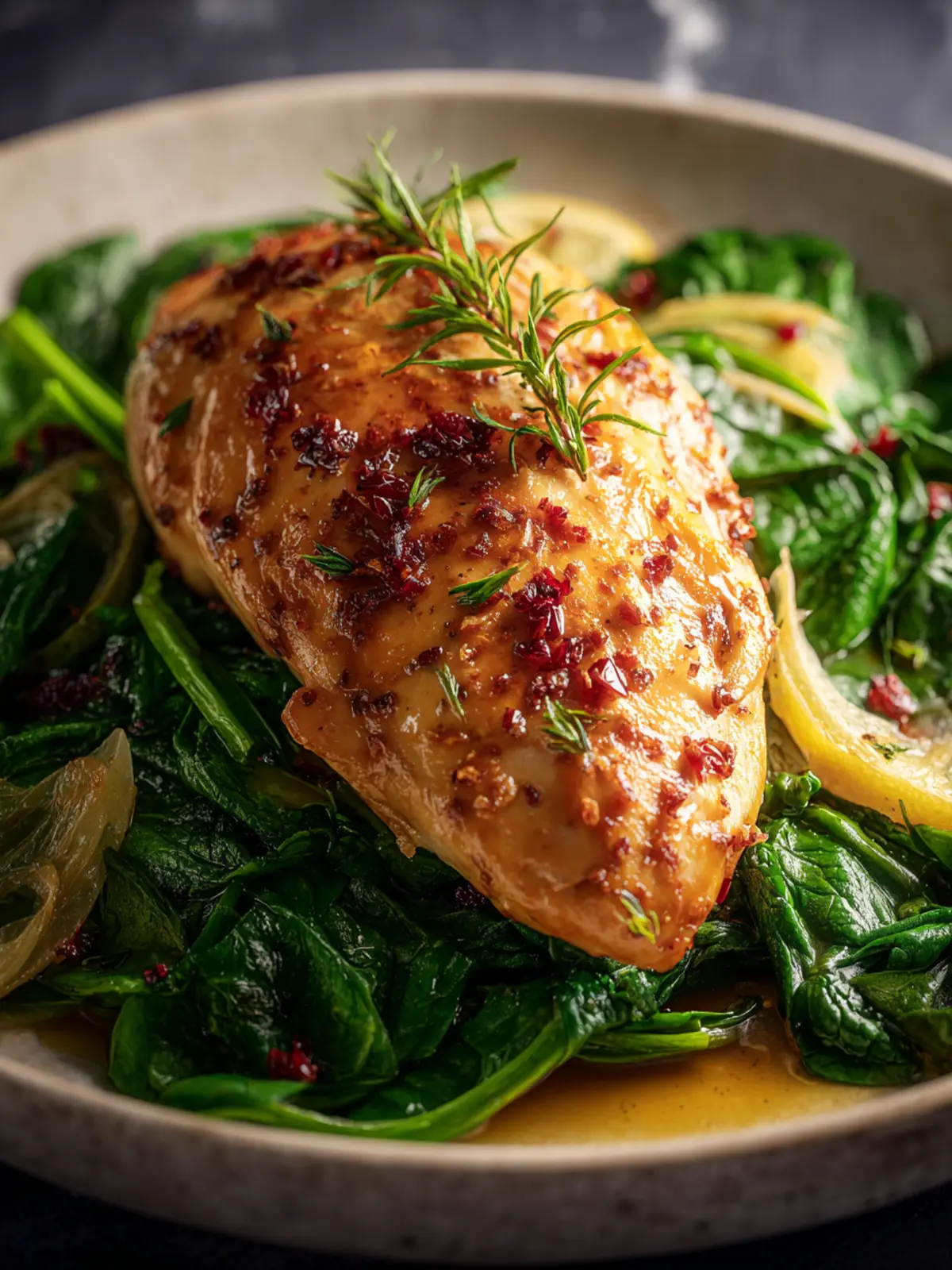 Spring Chicken Spinach Recipe Fourth Image v88cpe