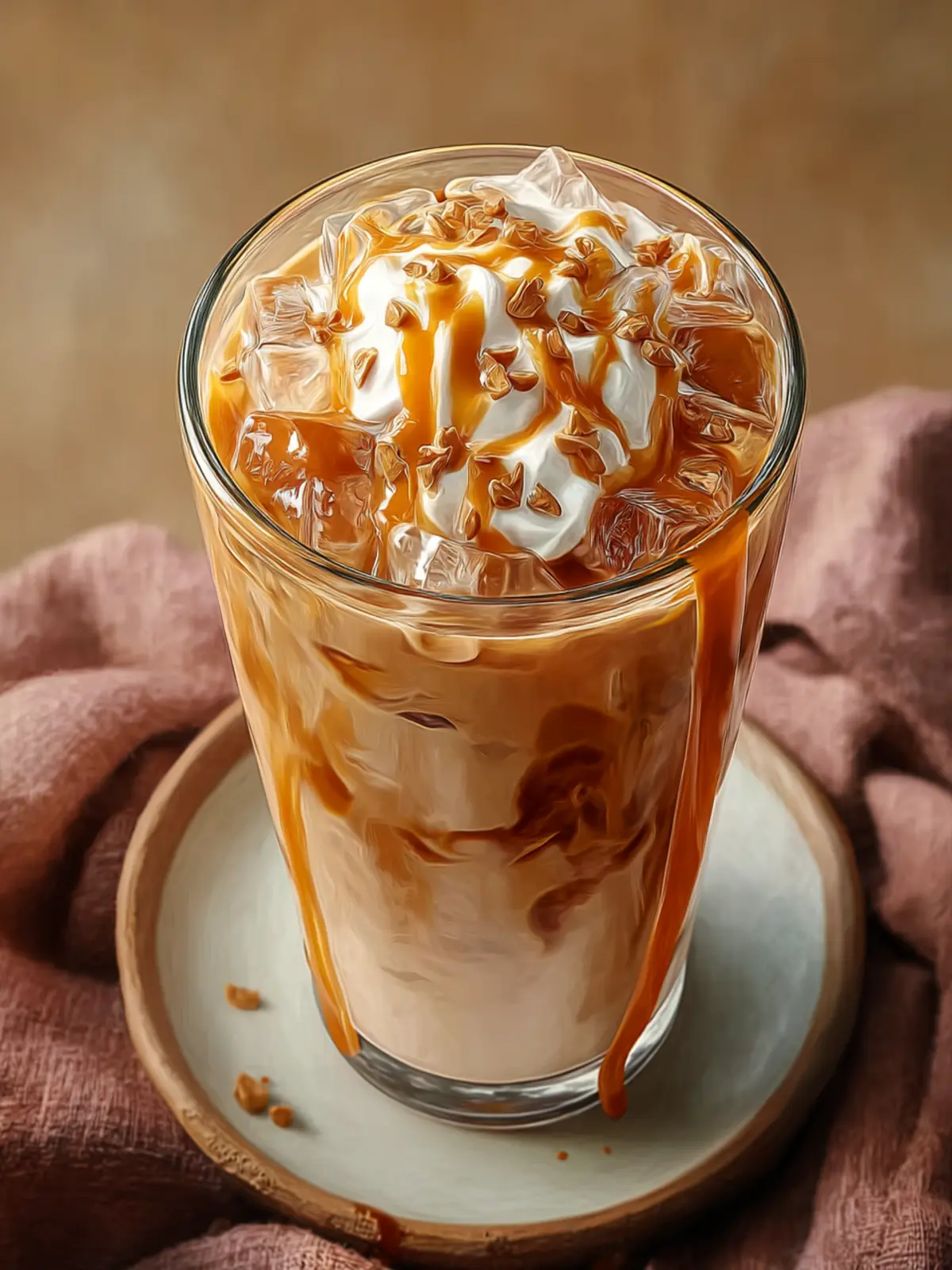 Sweet Caramel Iced Coffee Second Image lqktec