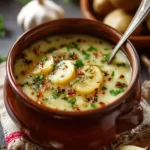 The Best Hangover Cure Garlic Potato Soup First Image