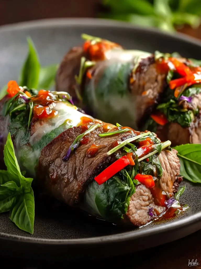 Ultimate Thai Basil Beef Rolls You’ll Crave Daily First Image