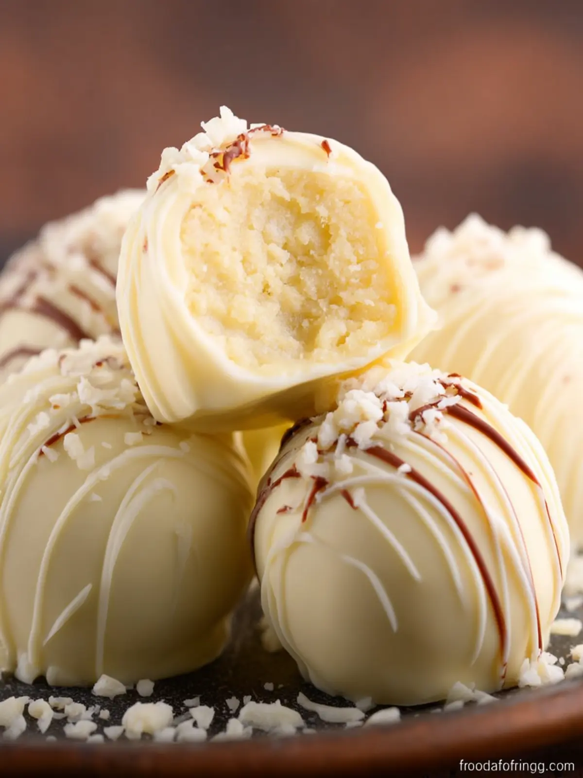 White Chocolate Truffles Second Image dkfrqt