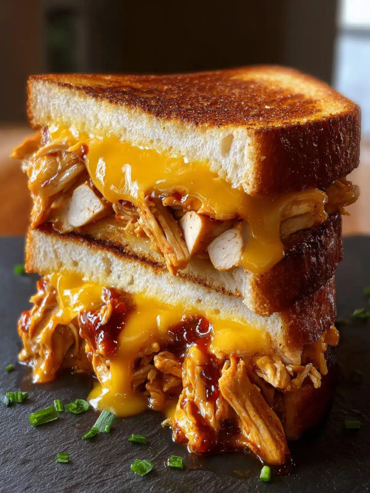 bbq chicken grilled cheese First Image