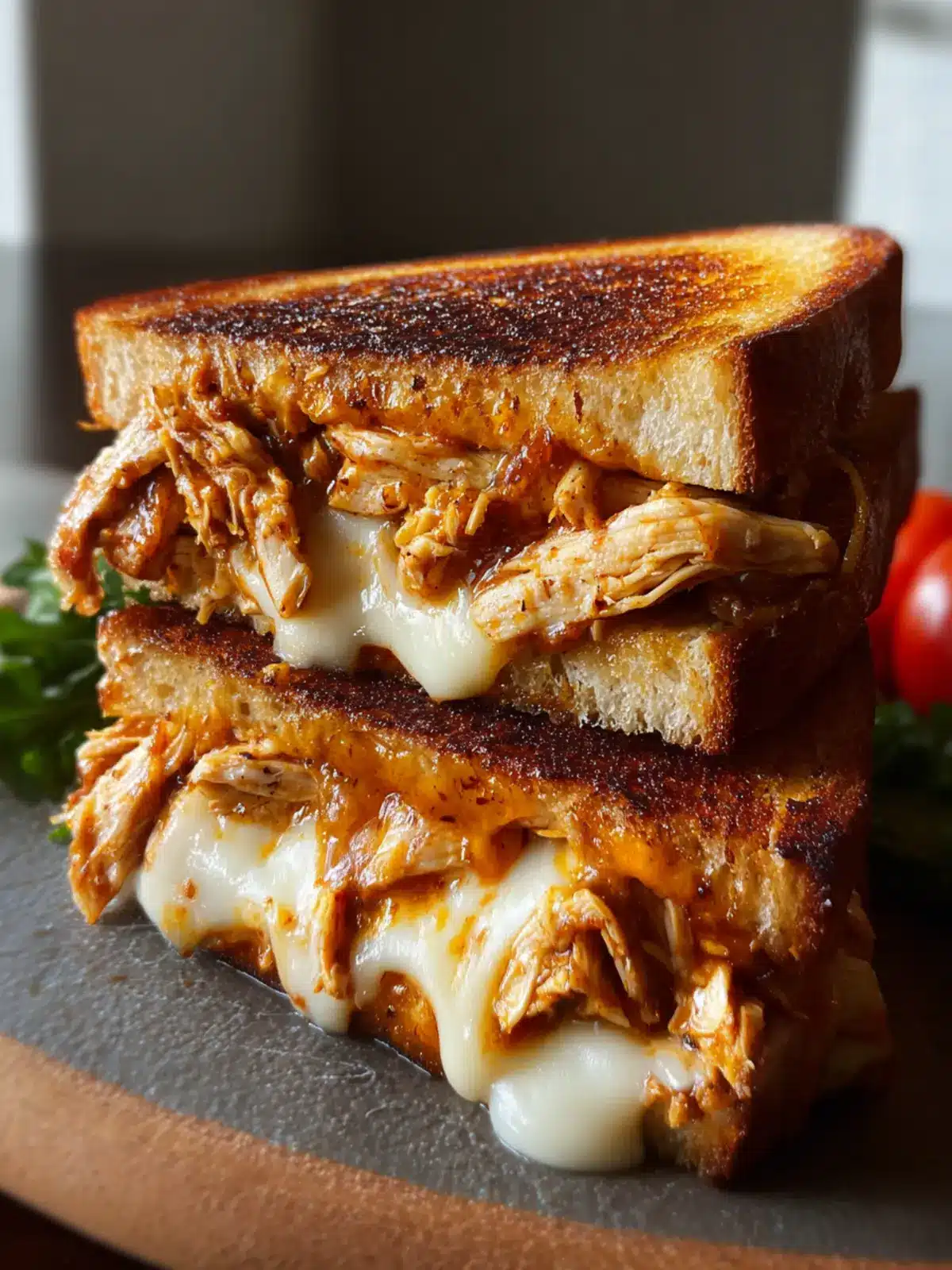 bbq chicken grilled cheese Fourth Image oe1mym