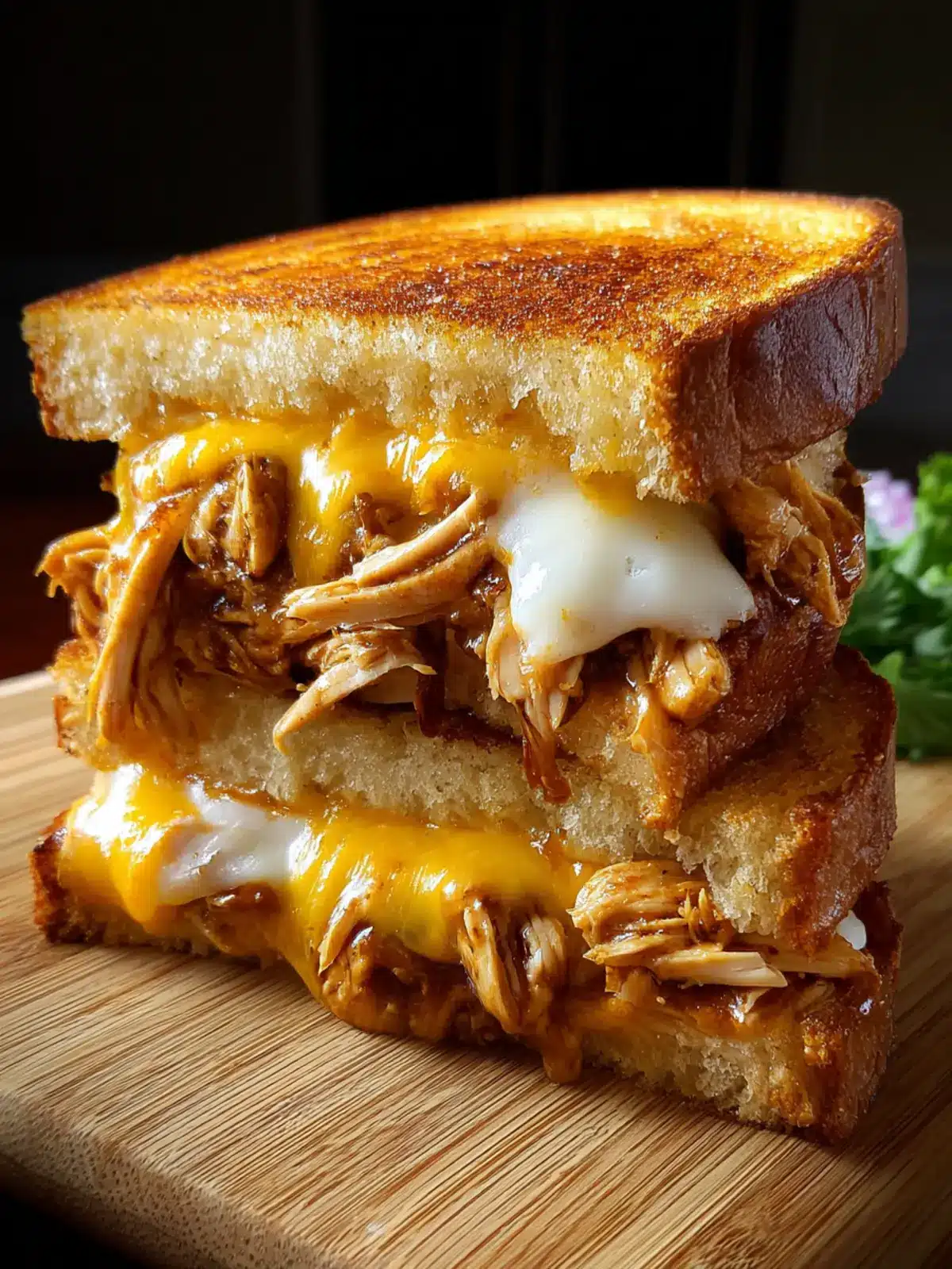 bbq chicken grilled cheese Second Image gwyium