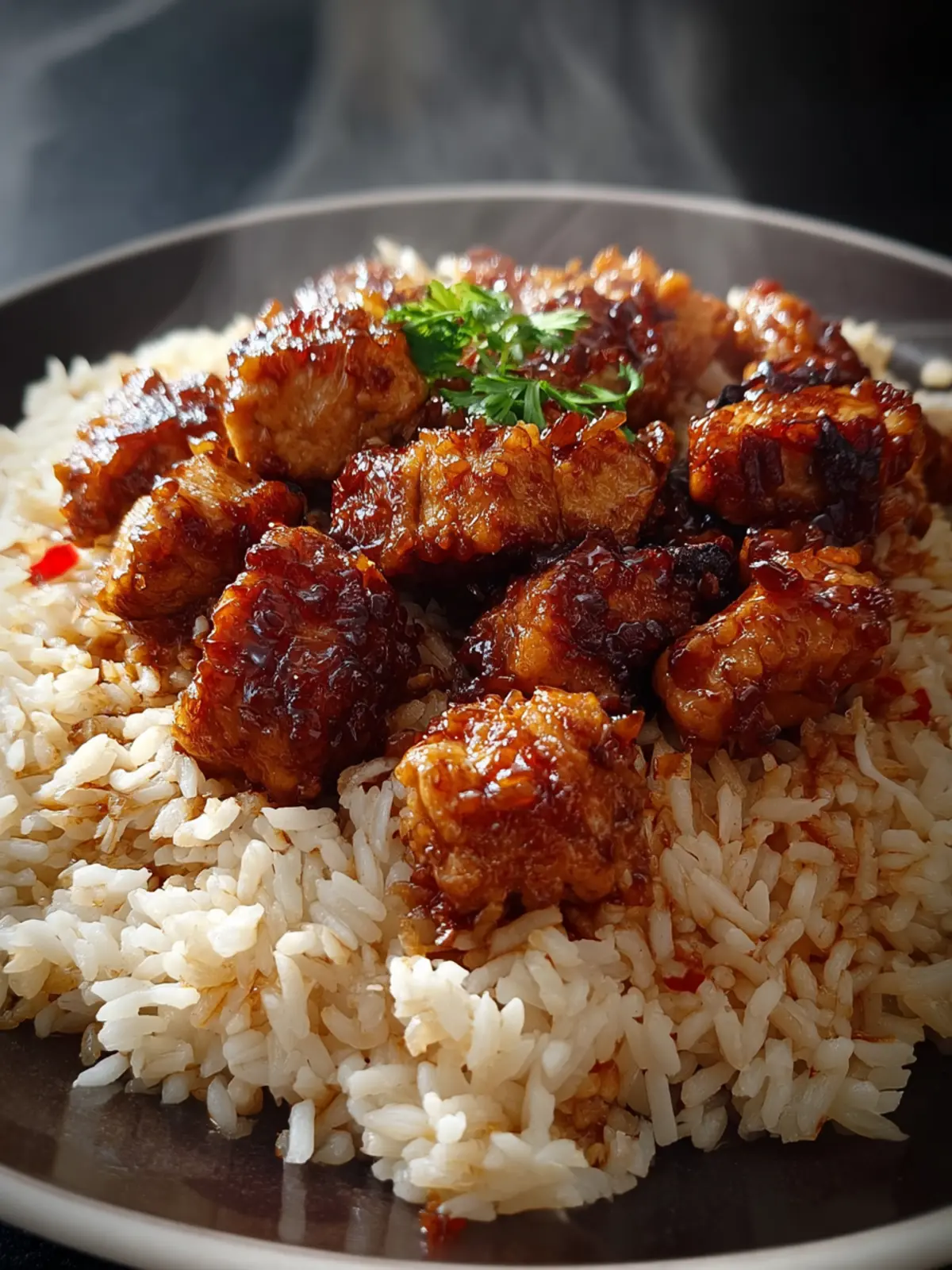 honey bbq chicken rice Fourth Image pmnrnn
