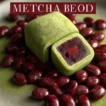 matcha mochi with red beans First Image