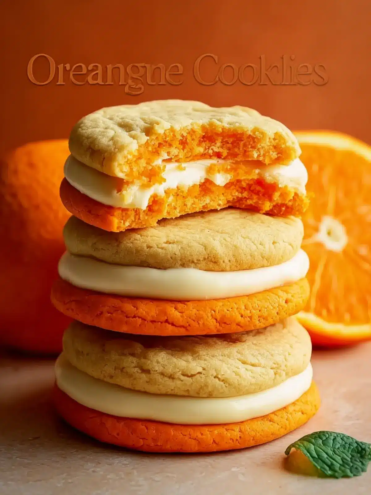 orange creamsicle cookies First Image