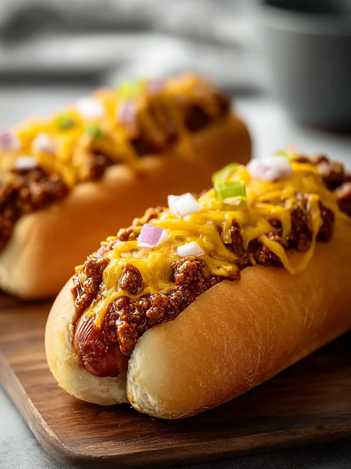 Beef Chili Cheese Hot Dog Buns Second Image uybulz