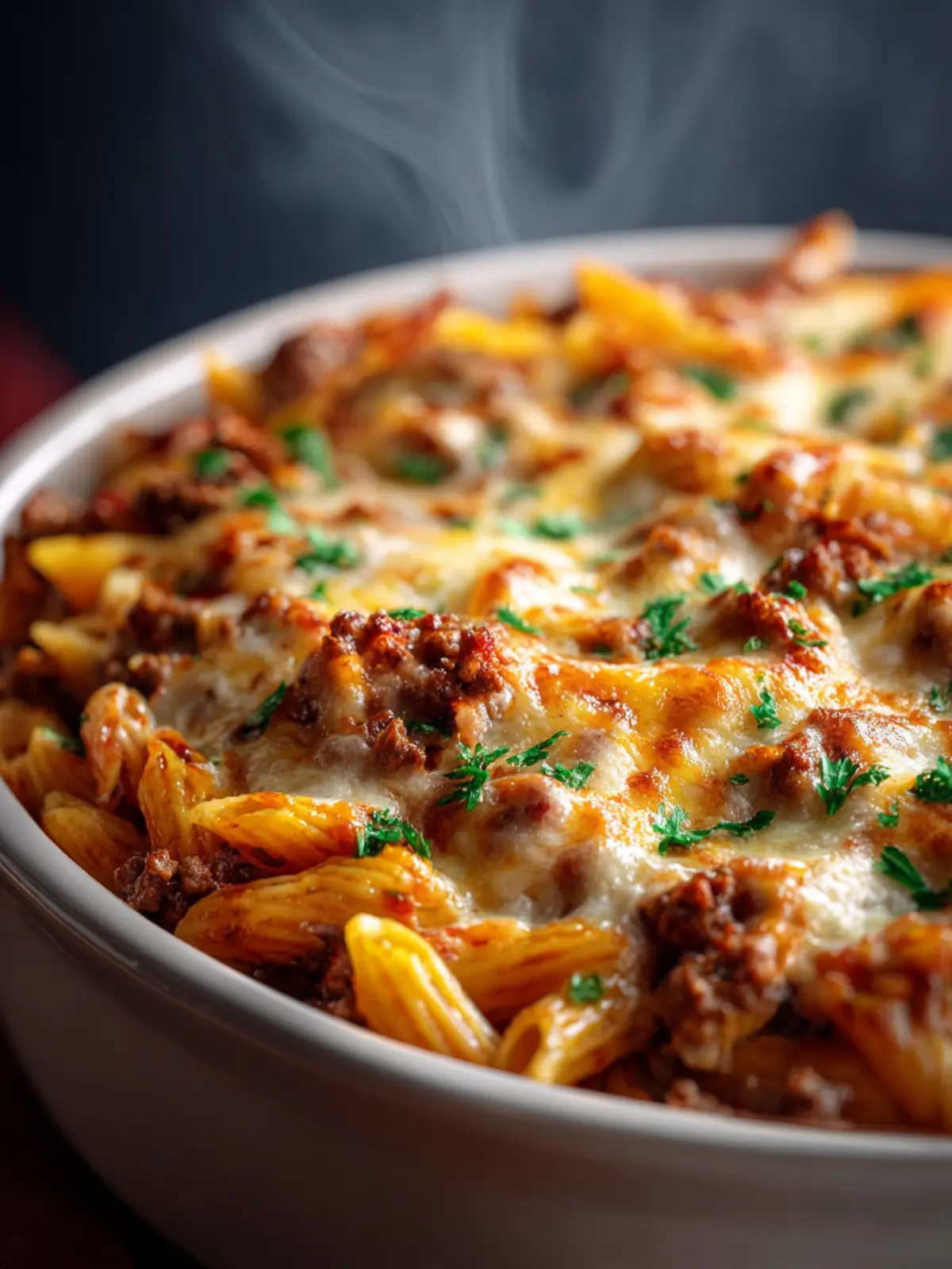 Ground Beef Pasta Bake First Image
