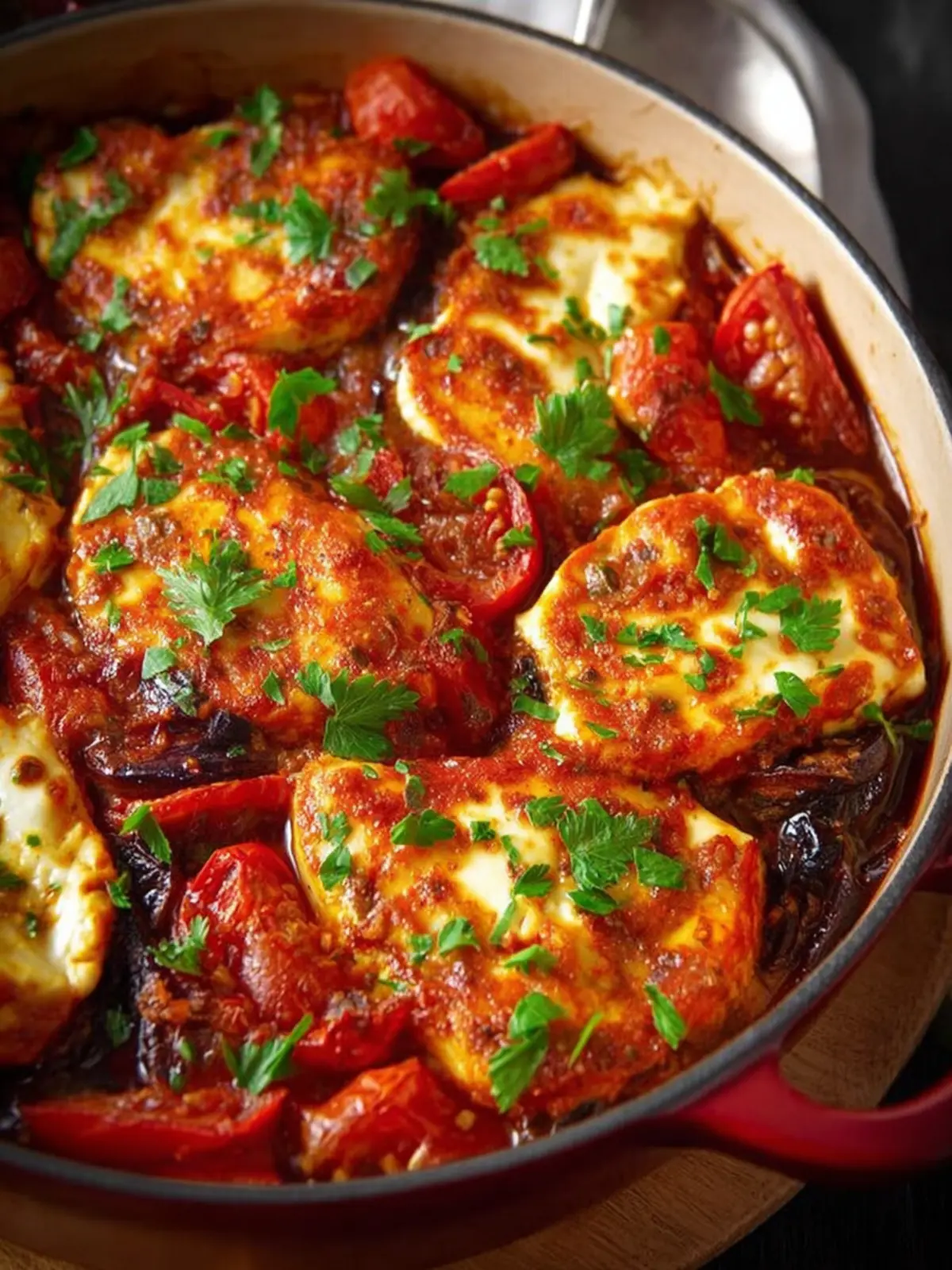 Mediterranean tomato halloumi bake Fourth Image w1w2f8