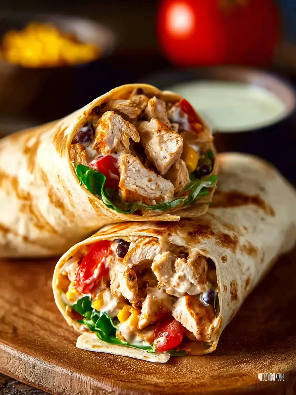 Southwest Chicken Wrap Fourth Image aaumil