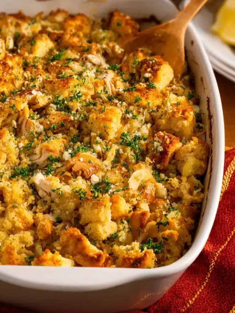 chicken stuffing casserole First Image