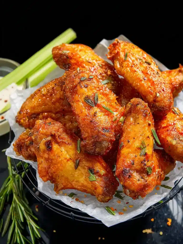 crispy baked chicken wings First Image