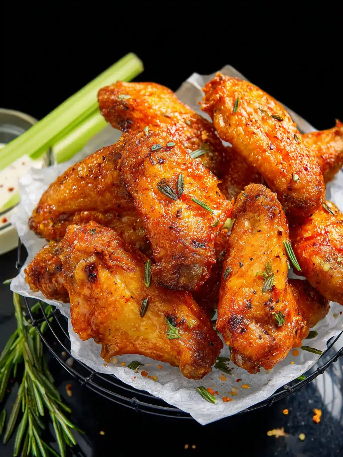 crispy baked chicken wings First Image