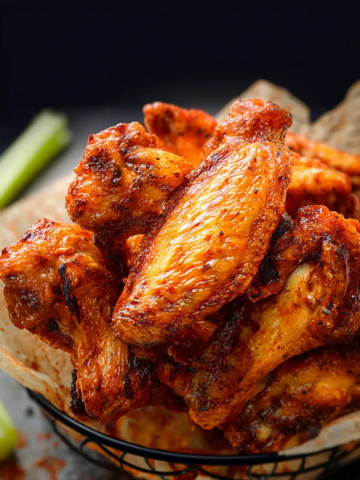 crispy baked chicken wings Third Image vavipo