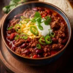 homemade beef chili First Image
